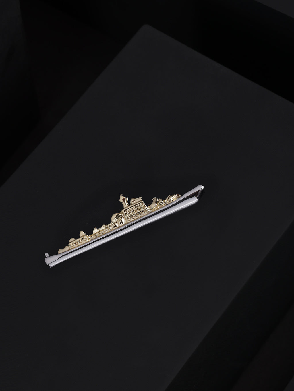 Alvaro Castagnino Men Silver Classic Tie Pin