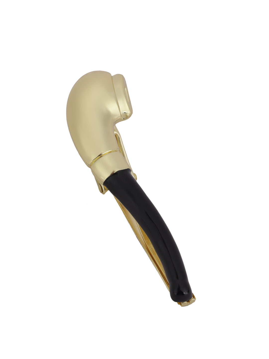 Alvaro Castagnino Men Golden & Black Classic Tie Pin