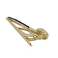 Alvaro Castagnino Men Golden & Black Classic Tie Pin