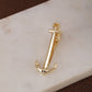 Alvaro Castagnino Men Golden Classic Brass Tie Pin