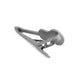 Alvaro Castagnino Men Grey Brass Classic Tie Pin