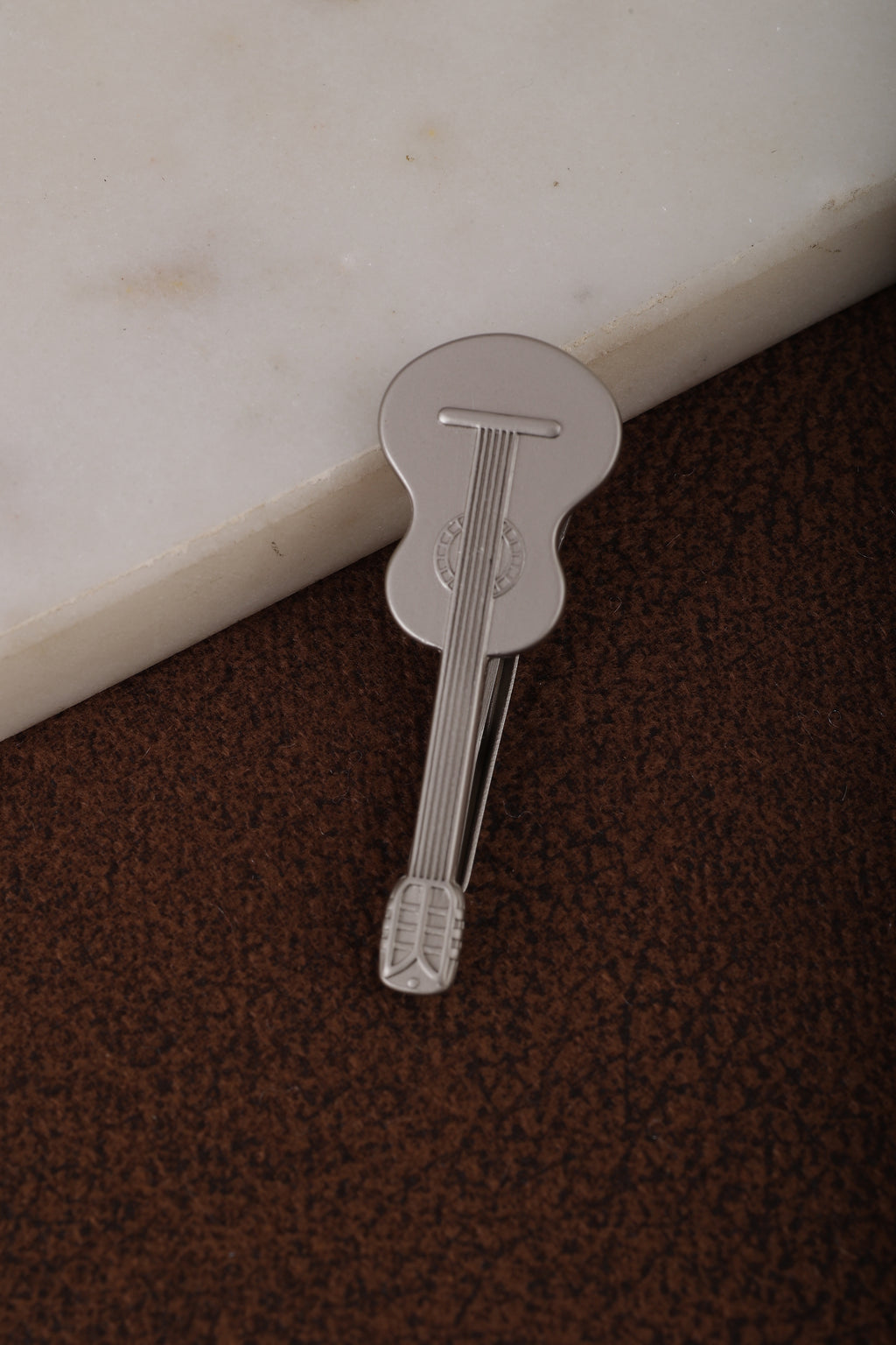 Alvaro Castagnino Men Grey Brass Classic Tie Pin