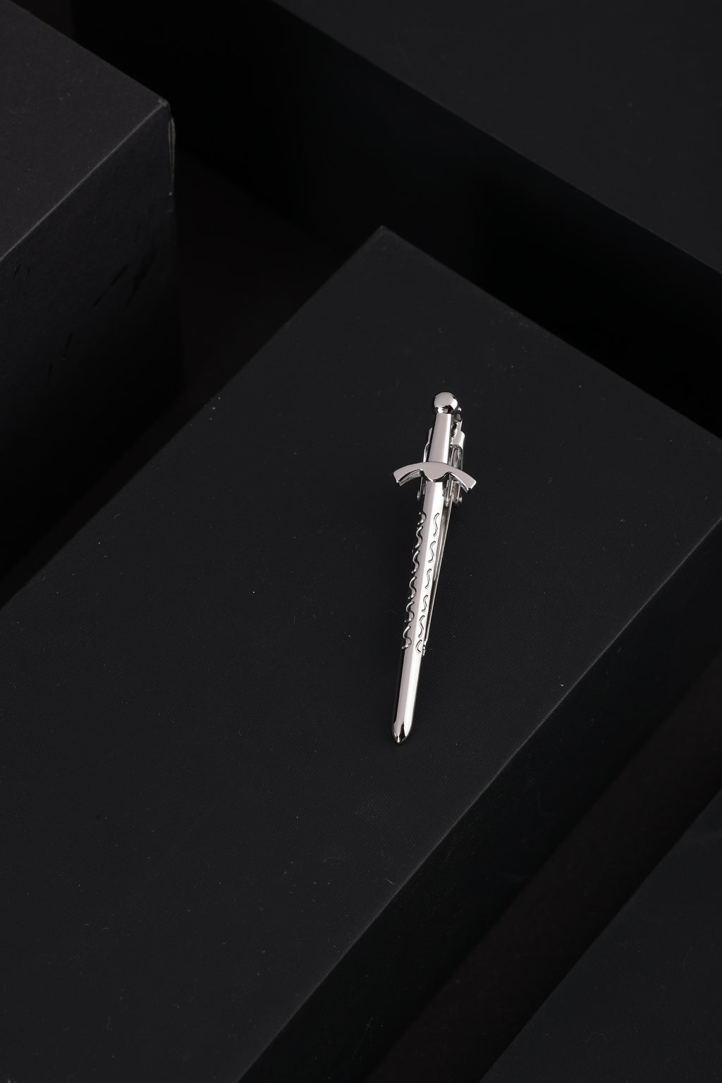 Alvaro Castagnino Men Silver Brass Classic Tie Pin