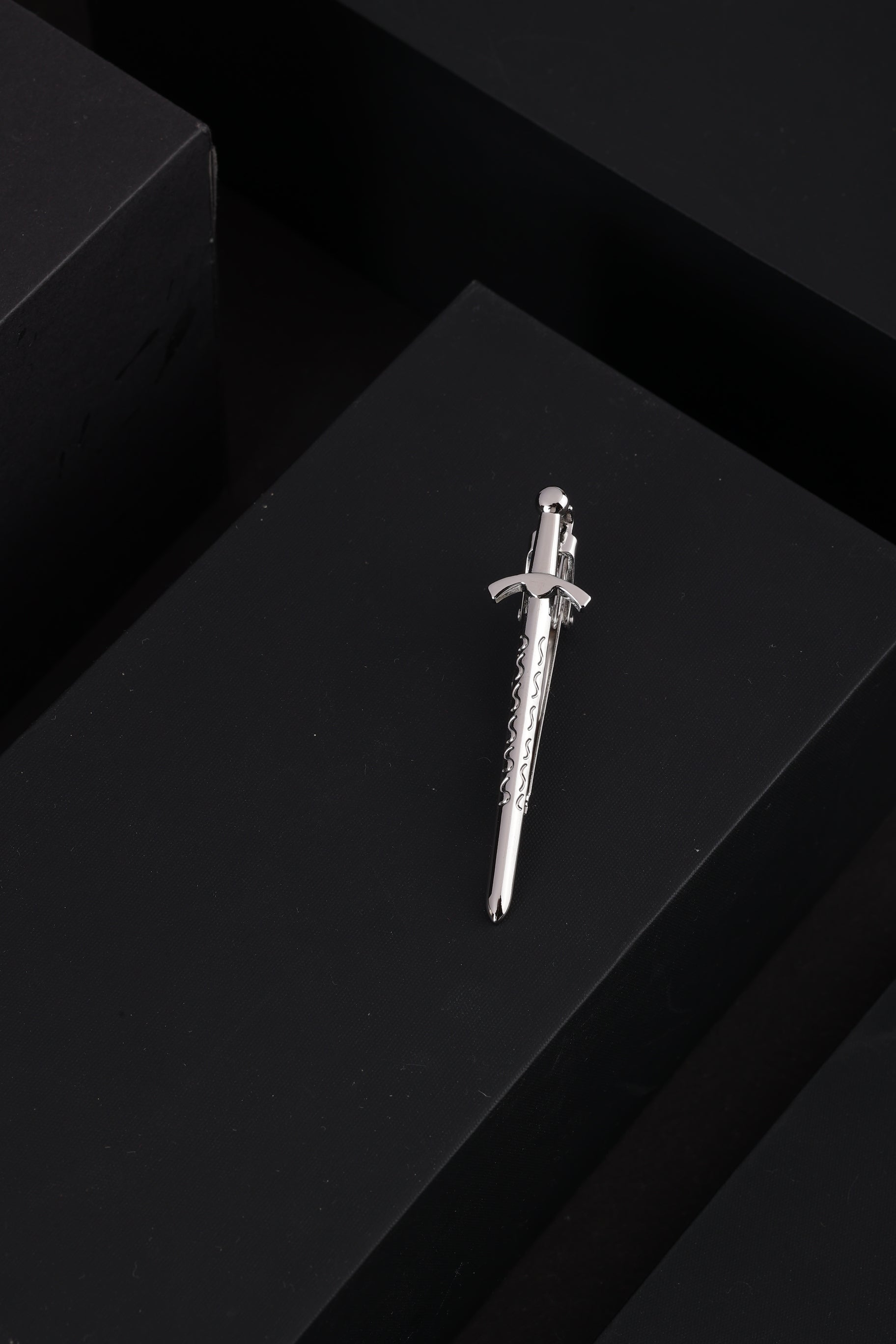 Alvaro Castagnino Men Silver Brass Classic Tie Pin