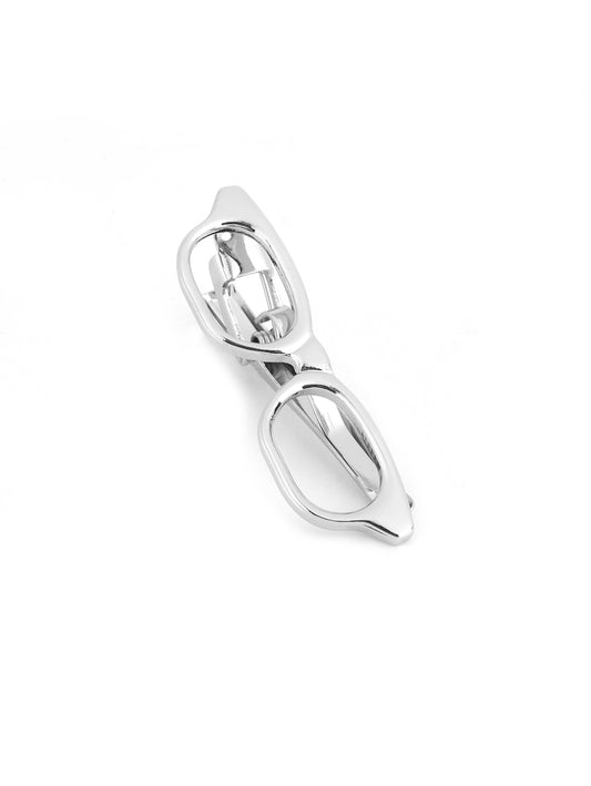 Alvaro Castagnino Men Silver Brass Classic Tie Pin