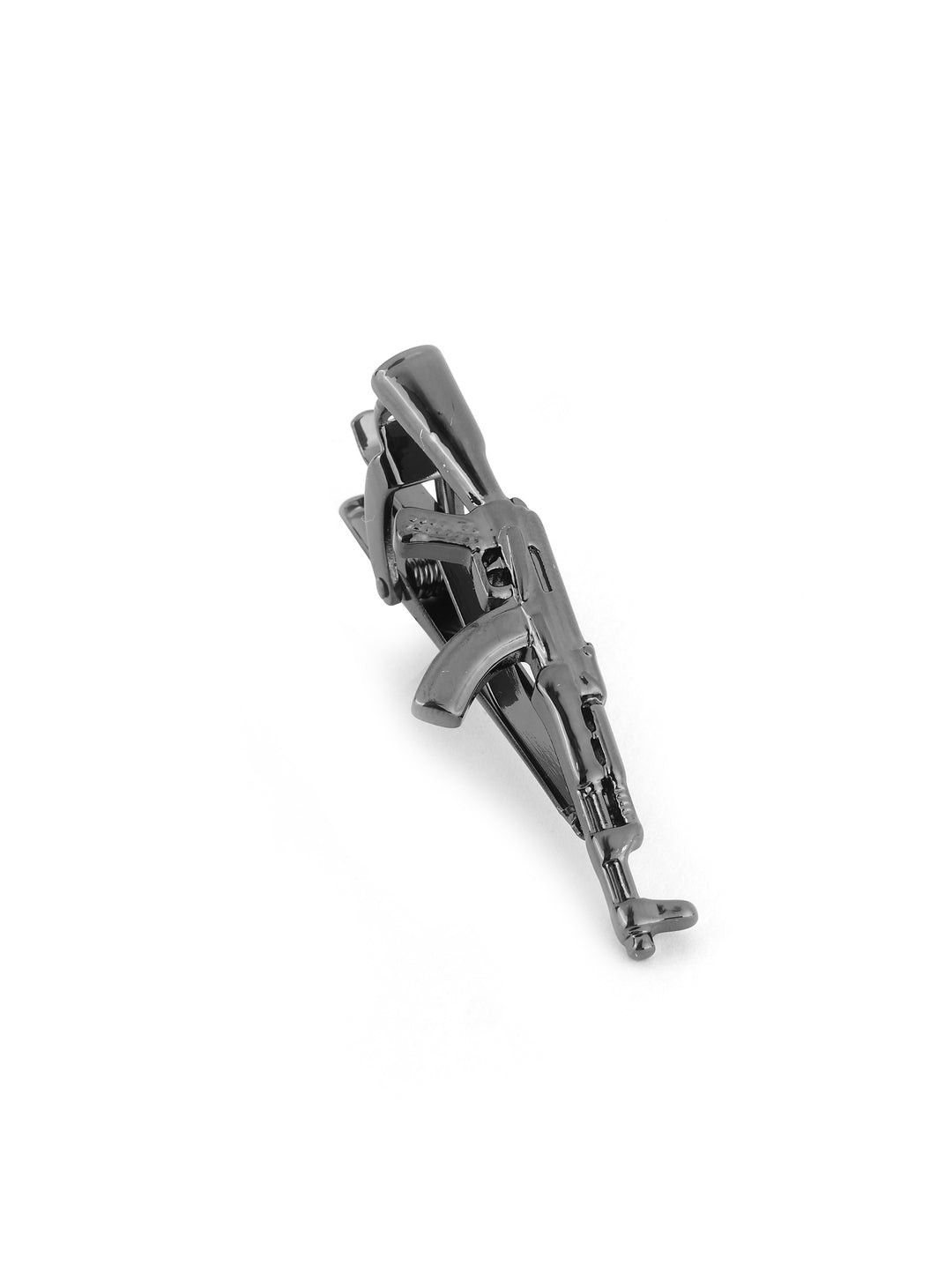 Alvaro Castagnino Men Grey Brass Classic Tie Pin