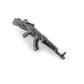 Alvaro Castagnino Men Grey Brass Classic Tie Pin