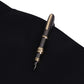 Alvaro Castagnino Men Black & Golden Classic Tie Pin