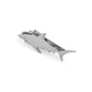 Alvaro Castagnino Men Grey Brass Classic Tie Pin