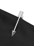 Alvaro Castagnino Men Silver Brass Classic Tie Pin