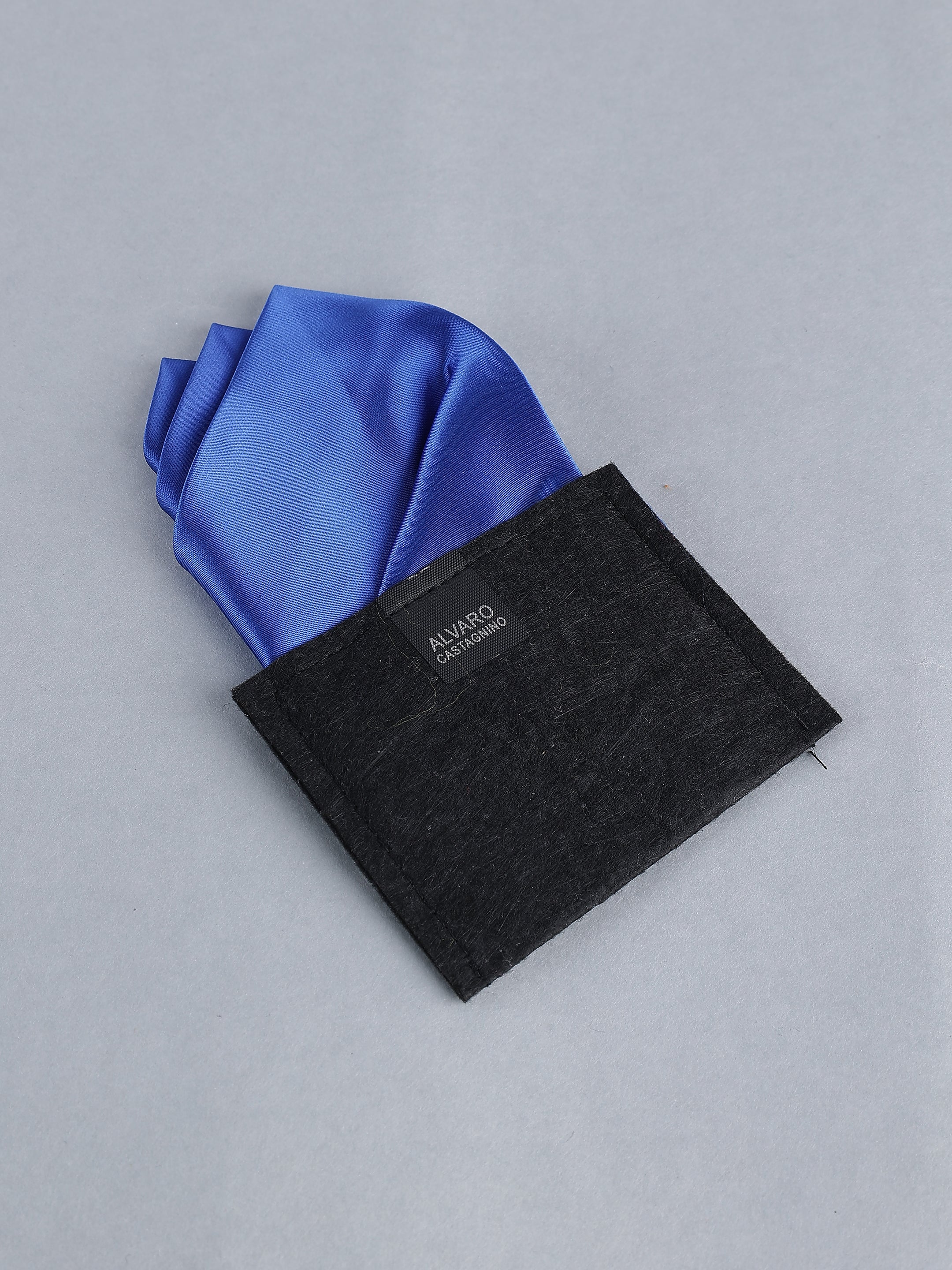 Royal Blue Pre-Folded Pocket Square