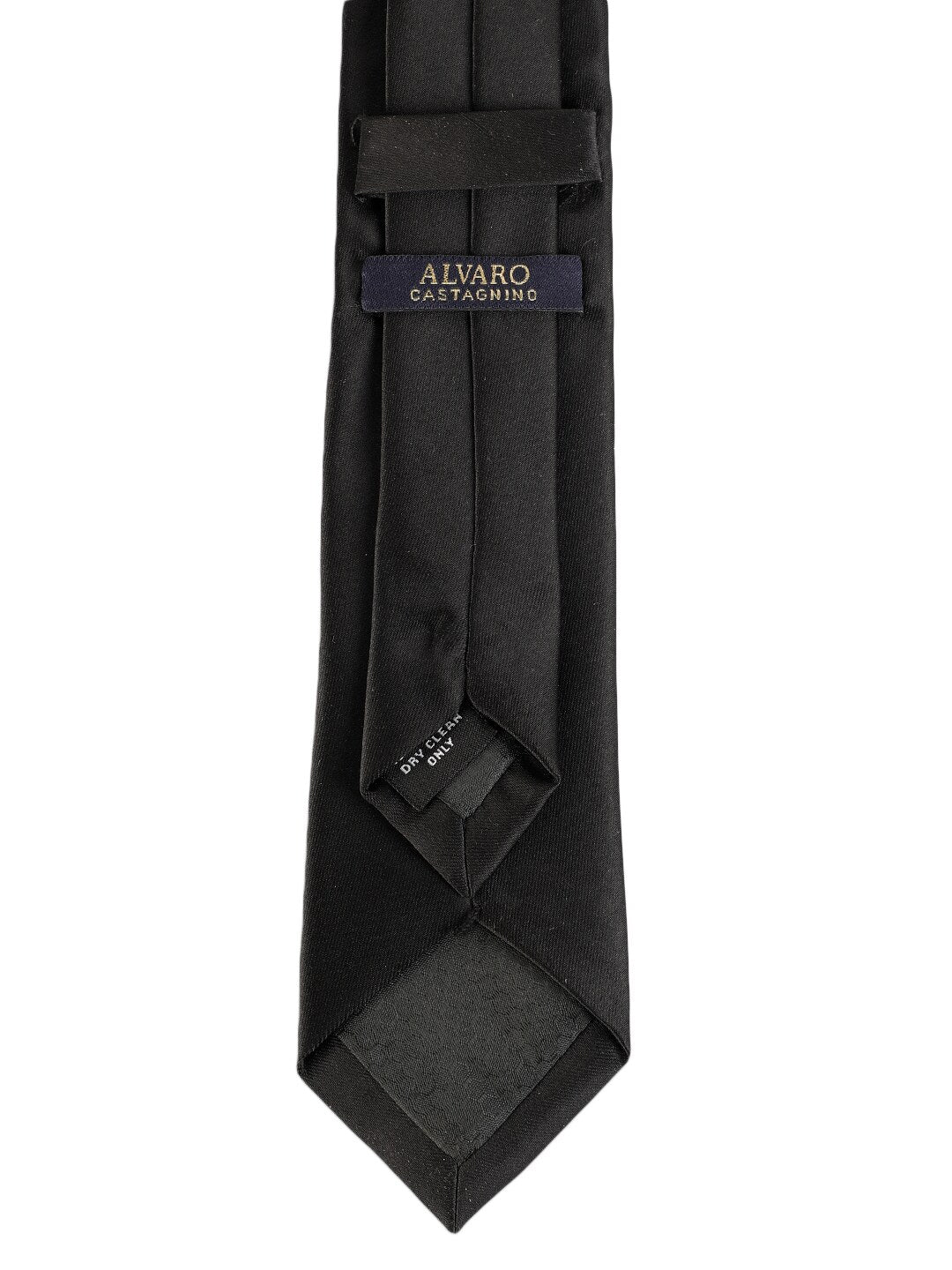 Black Solid Necktie