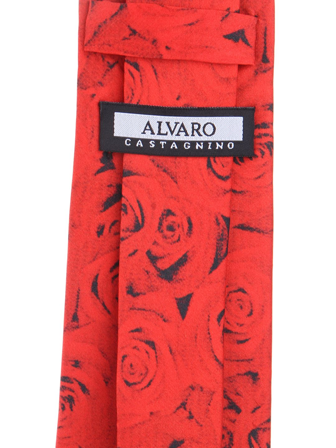 Red Rose Pattern Valentine Necktie