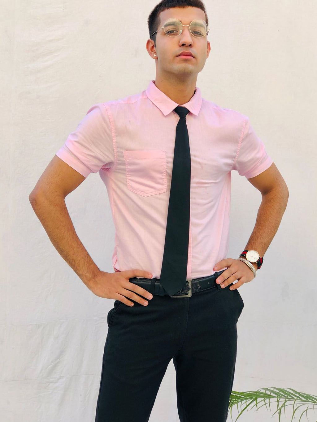 Alvaro Castagnino Men Black Solid Tie