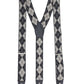 Alvaro Castagnino Men Black & Brown Printed Suspenders