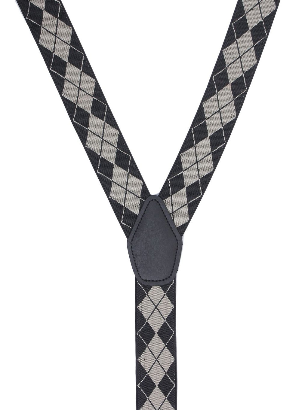 Alvaro Castagnino Men Black & Brown Printed Suspenders