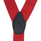 Alvaro Castagnino Men Red & White Printed Suspenders