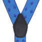 Alvaro Castagnino Men Blue Printed Suspenders