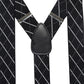 Alvaro Castagnino Men Black & White Checked Suspenders