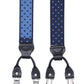 Alvaro Castagnino Men Blue Printed Suspenders