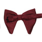 Alvaro Castagnino Men's Maroon Colored Floppy Solid Bow Tie