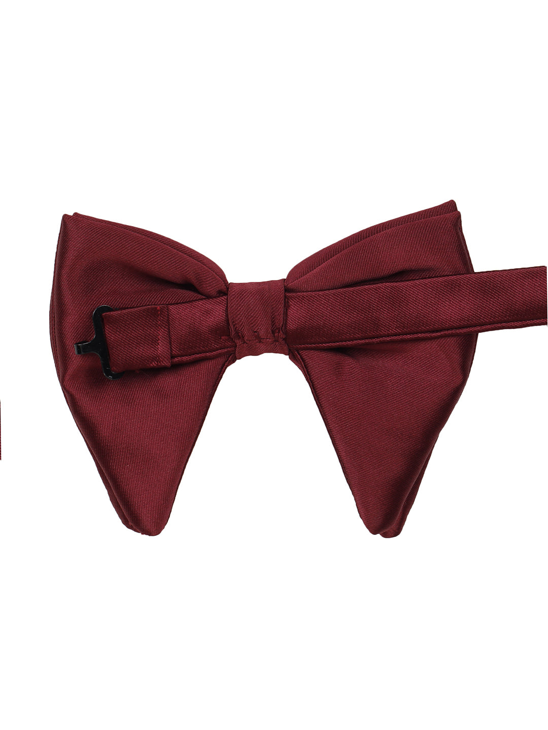 Alvaro Castagnino Men's Maroon Colored Floppy Solid Bow Tie