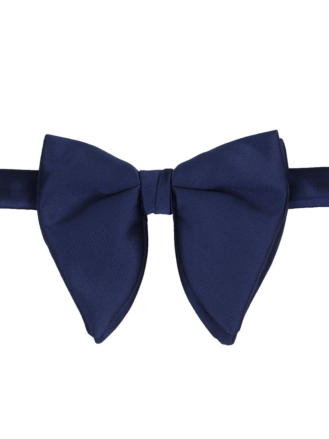 Alvaro Castagnino Men's Navy Blue Colored Floppy Solid Bow Tie