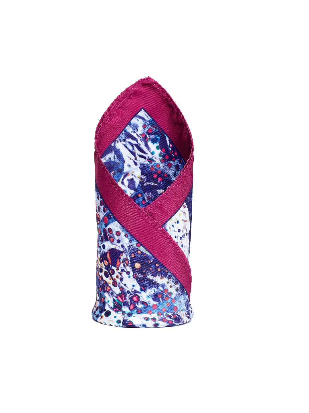 Alvaro Castagnino Multi Colored Microfiber Pocket Square