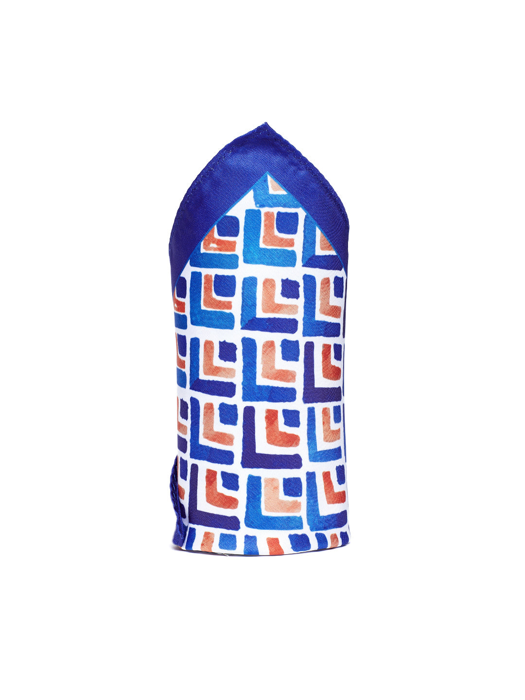 Alvaro Castagnino Multi Colored Microfiber Printed Pocket Square