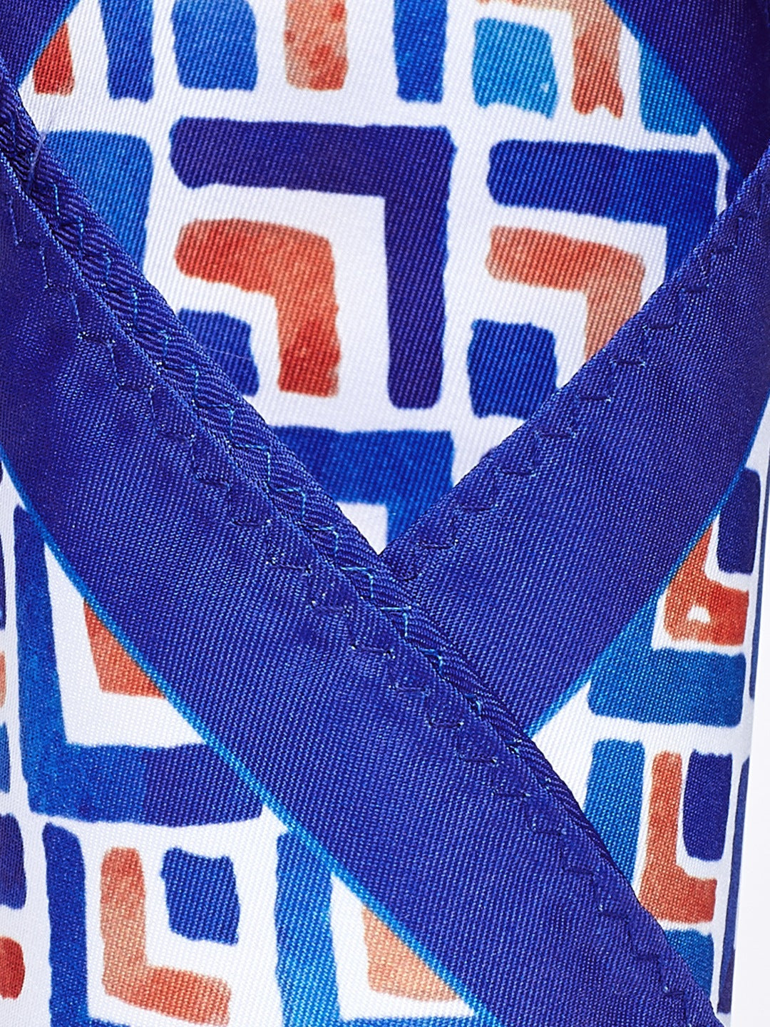 Alvaro Castagnino Multi Colored Microfiber Printed Pocket Square