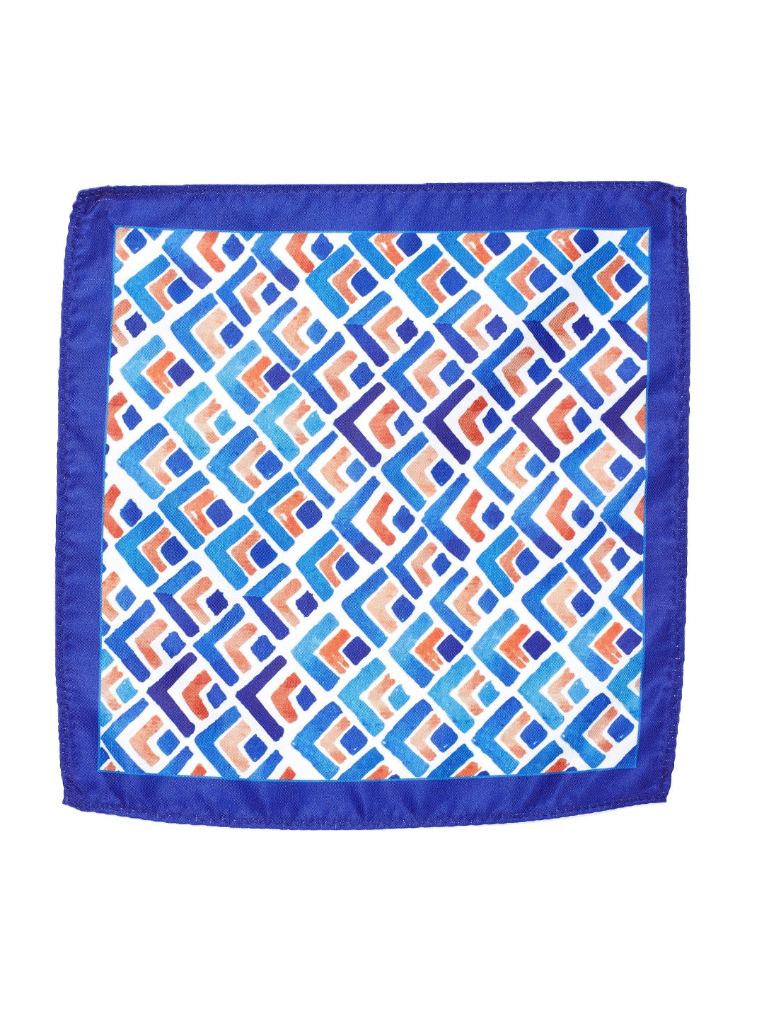 Alvaro Castagnino Multi Colored Microfiber Printed Pocket Square