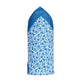 Alvaro Castagnino White::Blue Colored Microfiber Floral Pocket Square