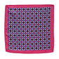 Alvaro Castagnino Pink Colored Microfiber Floral Style Pocket Square