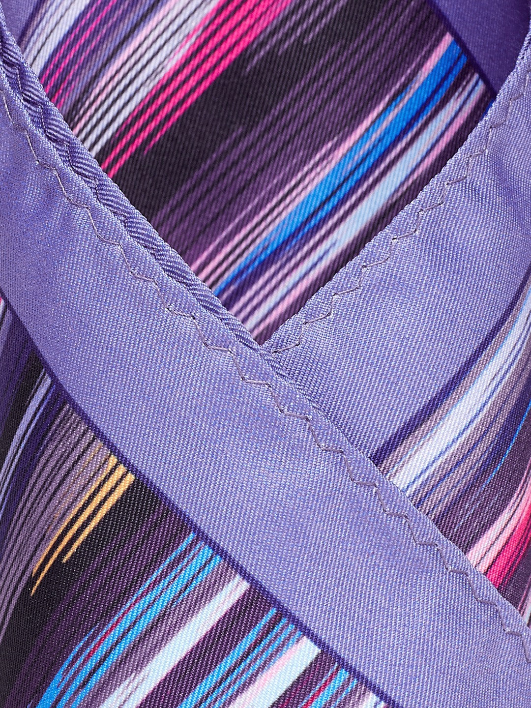 Alvaro Castagnino Multi Colored Microfiber Pocket Square