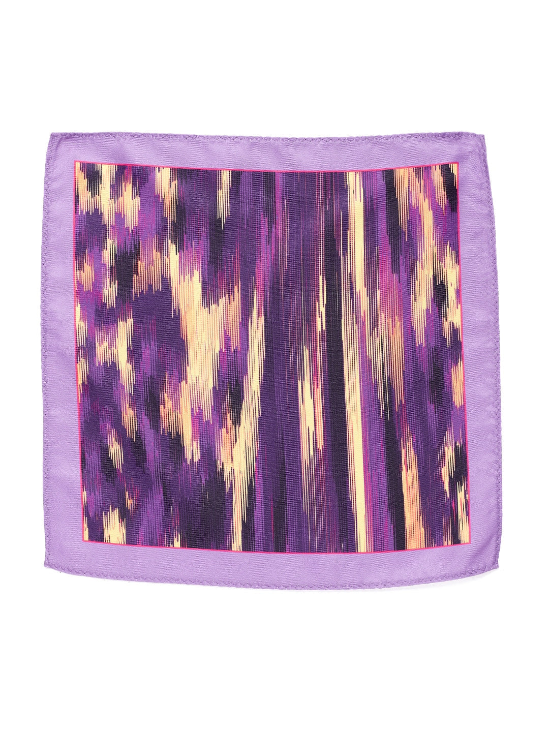 Alvaro Castagnino Purple Colored Microfiber Pocket Square