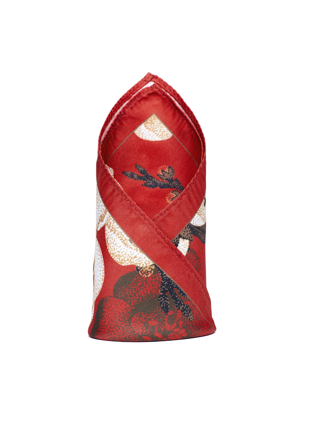 Alvaro Castagnino Rust Colored Microfiber Pocket Square