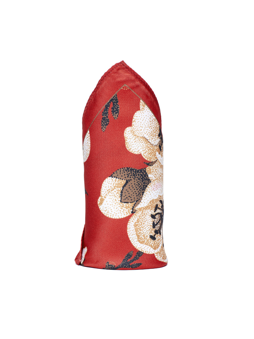 Alvaro Castagnino Rust Colored Microfiber Pocket Square