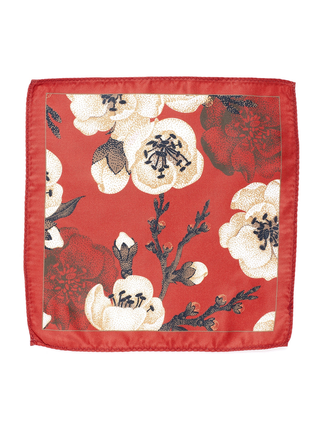 Alvaro Castagnino Rust Colored Microfiber Pocket Square