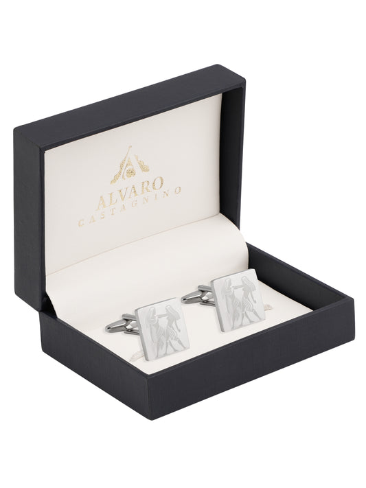 Alvaro Castagnino silver Colored Cufflink