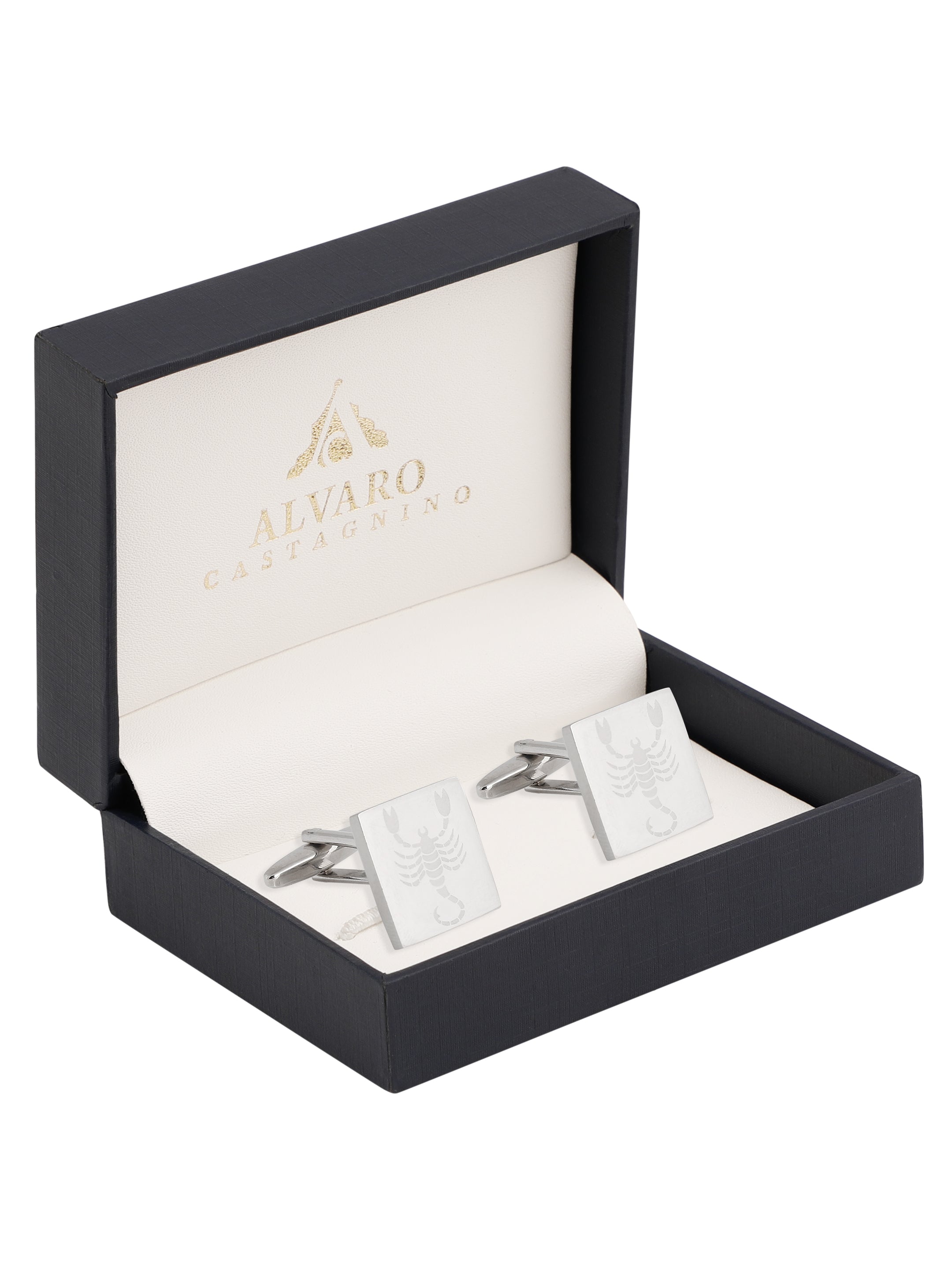 Silver Scorpio Zodiac Cufflink
