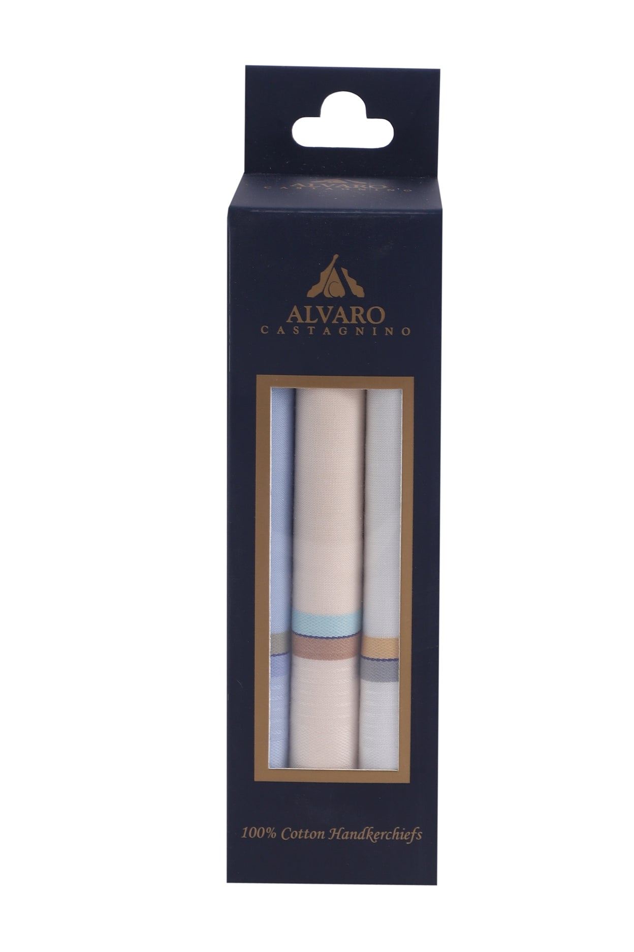 Alvaro Castagnino Men's Cotton Multi Color Handkerchief