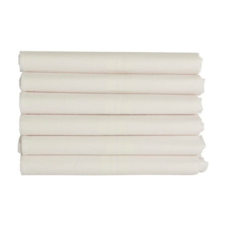 Alvaro Castagnino Men's Cotton White Color 6 Pcs Set Handkerchief