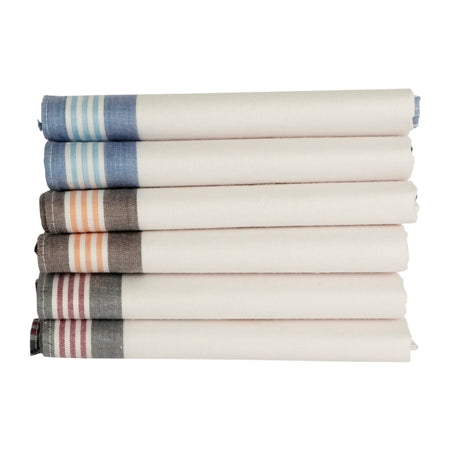 Alvaro Castagnino Men's Cotton White::Multi Color 6 Pcs Set Handkerchief