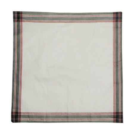 Multicolor Border Cotton Striped Handkerchiefs