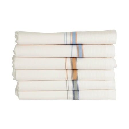 Alvaro Castagnino Men's Cotton White::Multi Color 6 Pcs Set Handkerchief
