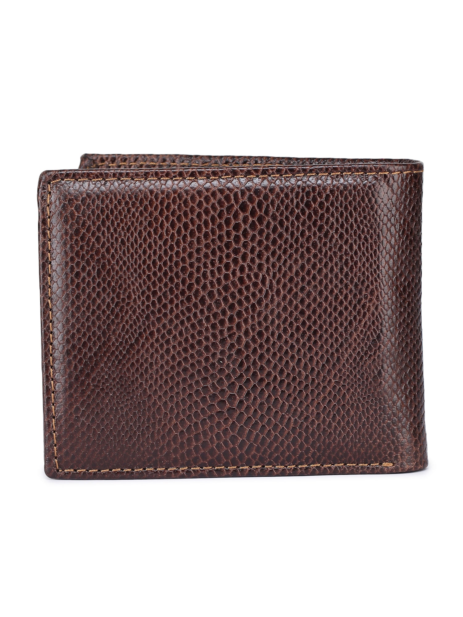 Brown Caviar Grain Leather Wallet