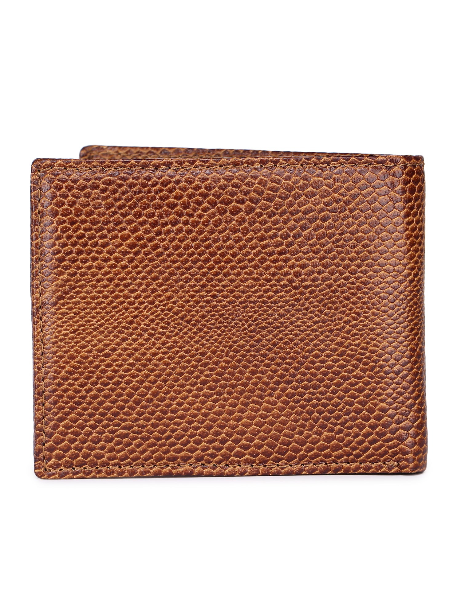 Tan Caviar Grain Leather Wallet