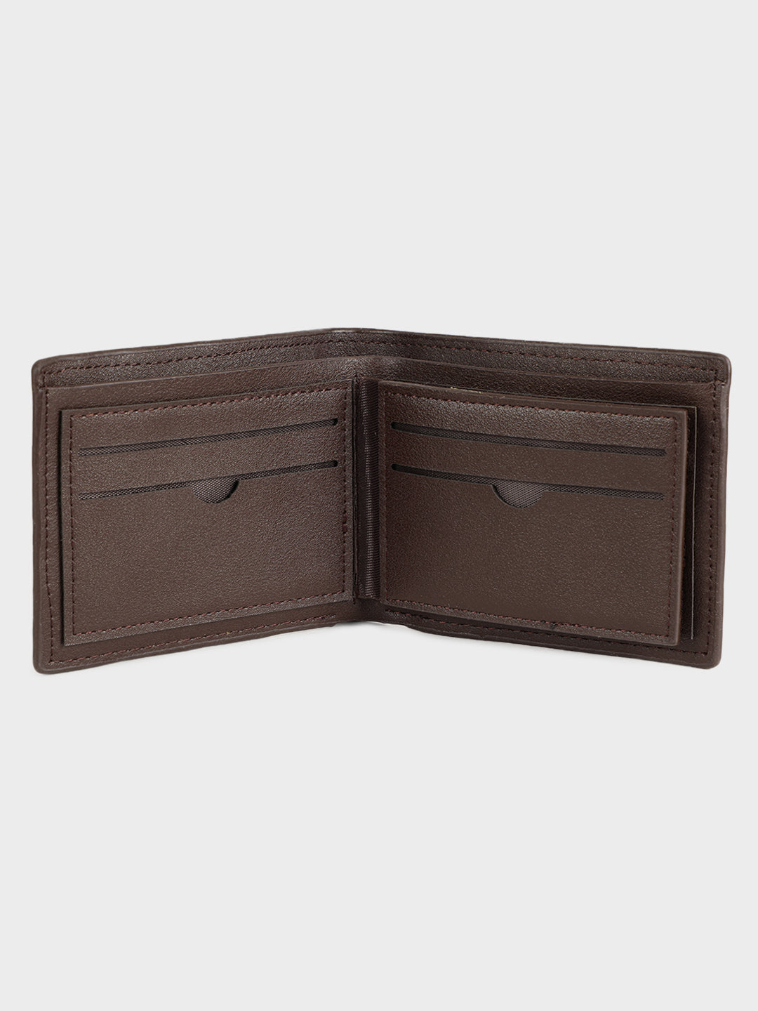Alvaro Castagnino Men's Brown::Orange Color Leather Wallet