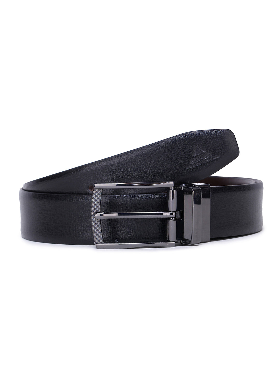 Alvaro Castagnino Men's Black::Brown Color Reversible Leather Belt