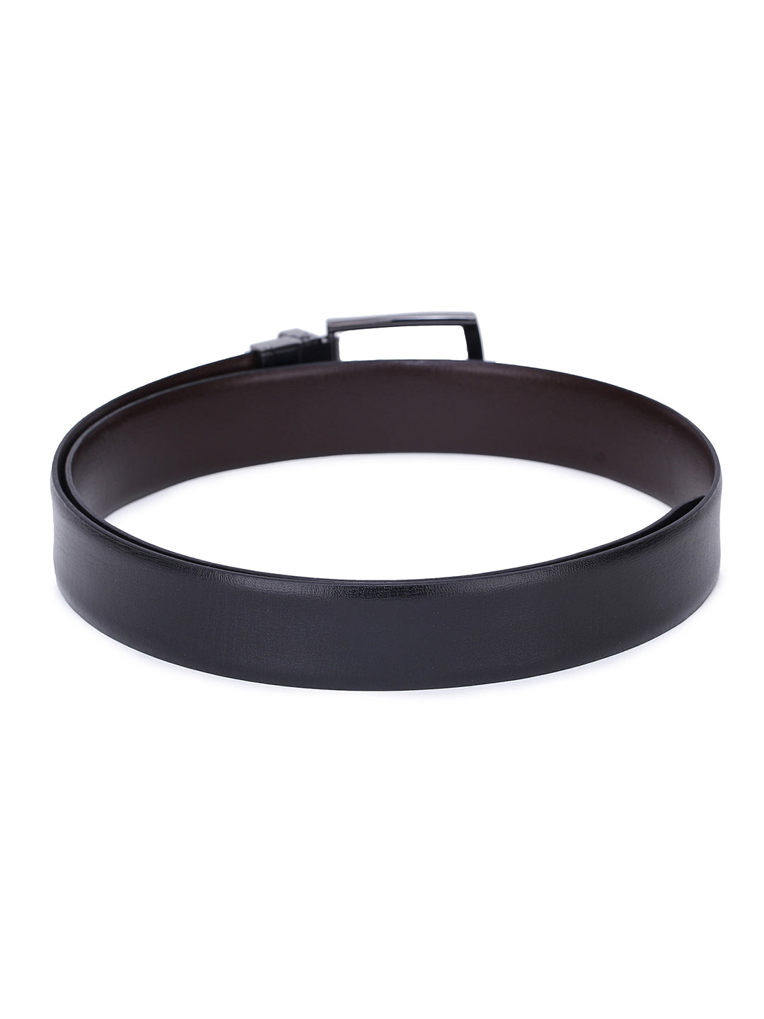Alvaro Castagnino Men's Black::Brown Color Reversible Leather Belt